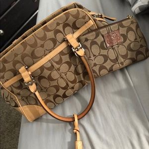 Coach purse wallet combo